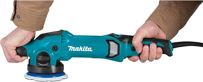 DA Rotorbital Makita Pulidora de órbita aleatoria de doble acción de 5 pulgadas