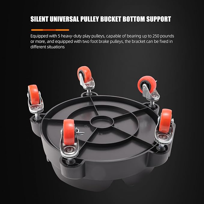 Base Rodante para Balde o Cubeta para Detailing o Car Wash de SPTA