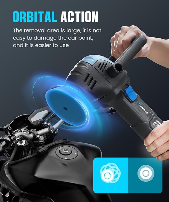 DA Rotorbital Raybao 2 pulgadas/3 pulgadas, 750 W con 12 mm orbital.