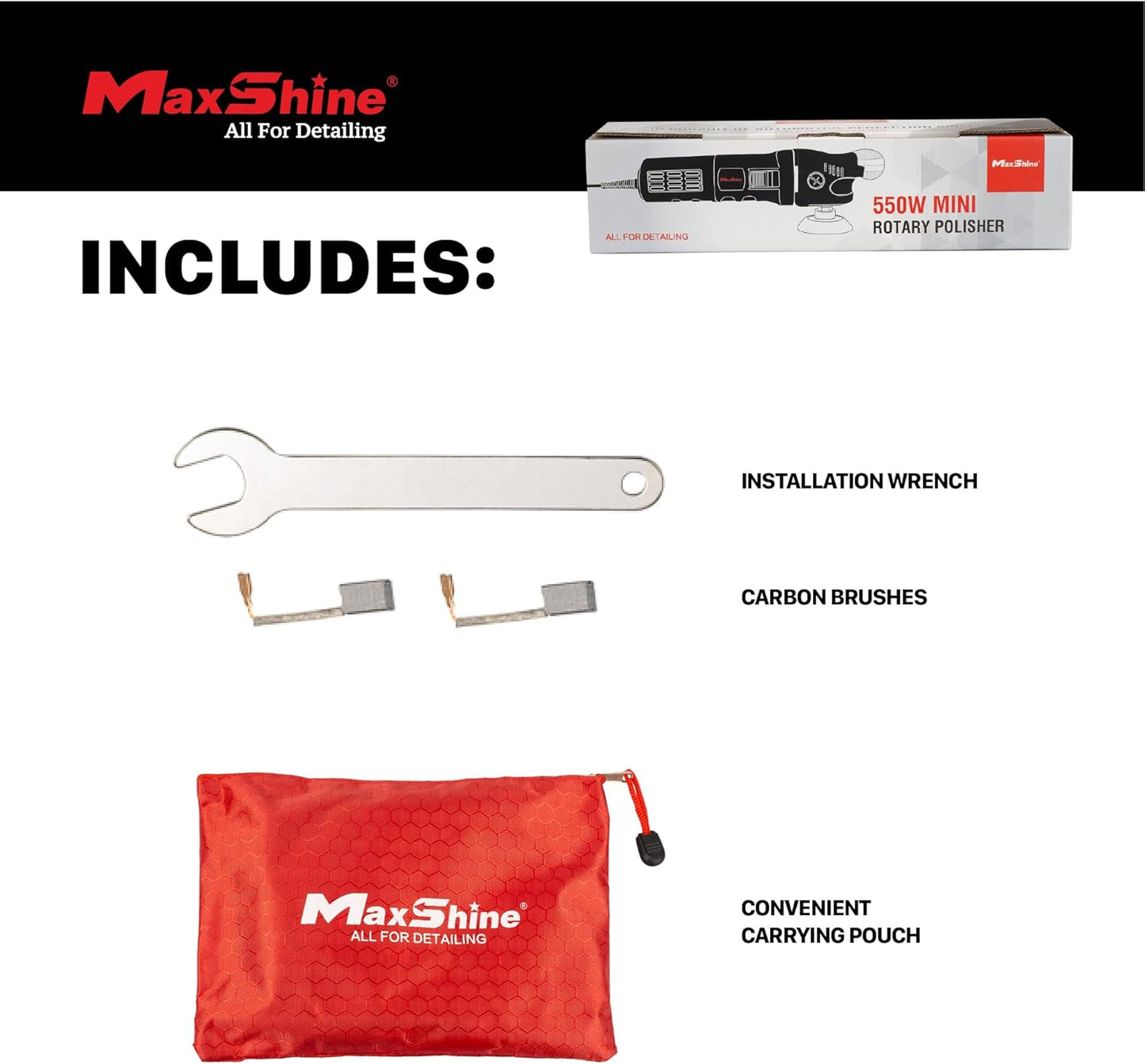 Pulidora Polichadora Max Shine Rotativa M550