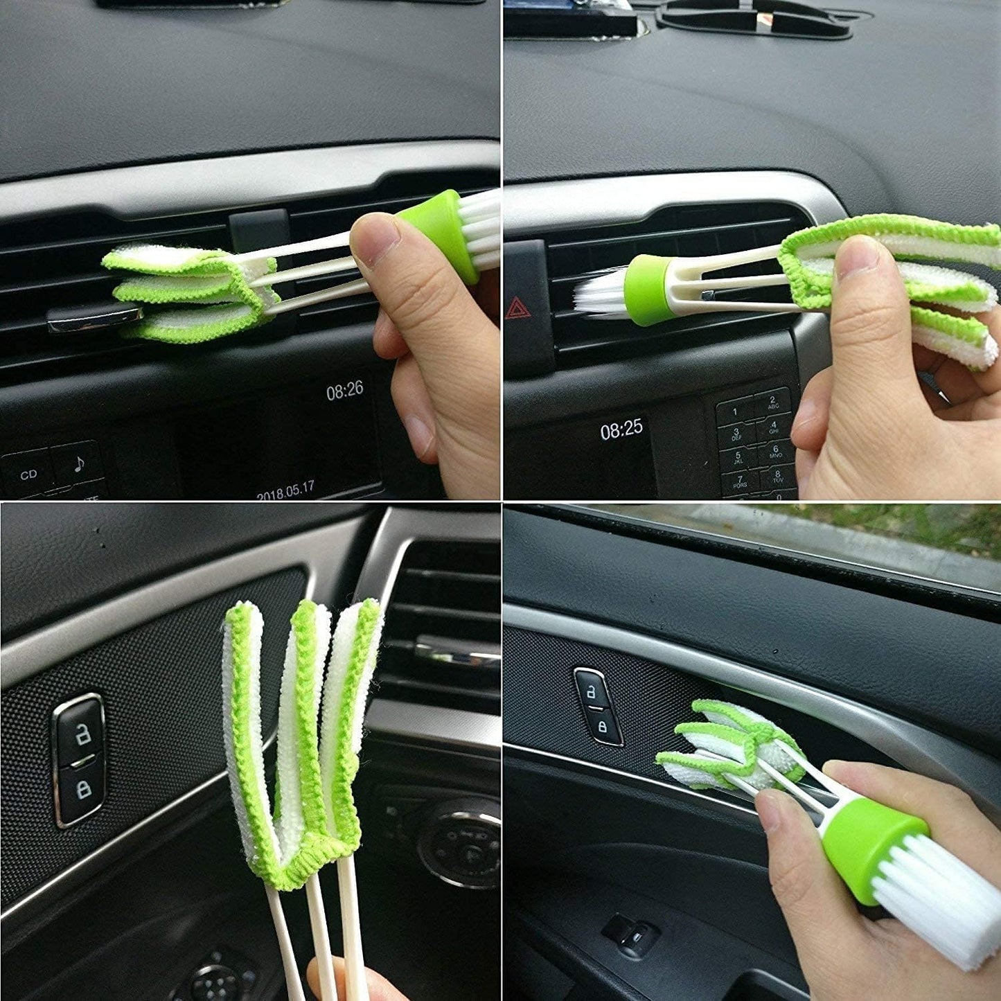 Brochas Detailing Kit 10 piezas Limpieza Del Interior Del Automóvil