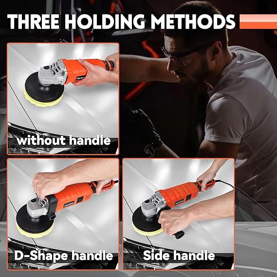 Pulidora Polichadora Rotativa 7 velocidades variables 500-3300 RPM