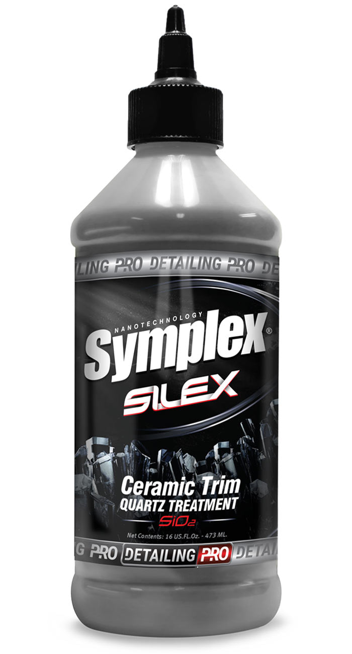 Silex Ceramic Trim Tratamiento con Silica Para partes negras Plásticos Externos 16 oz medio litro