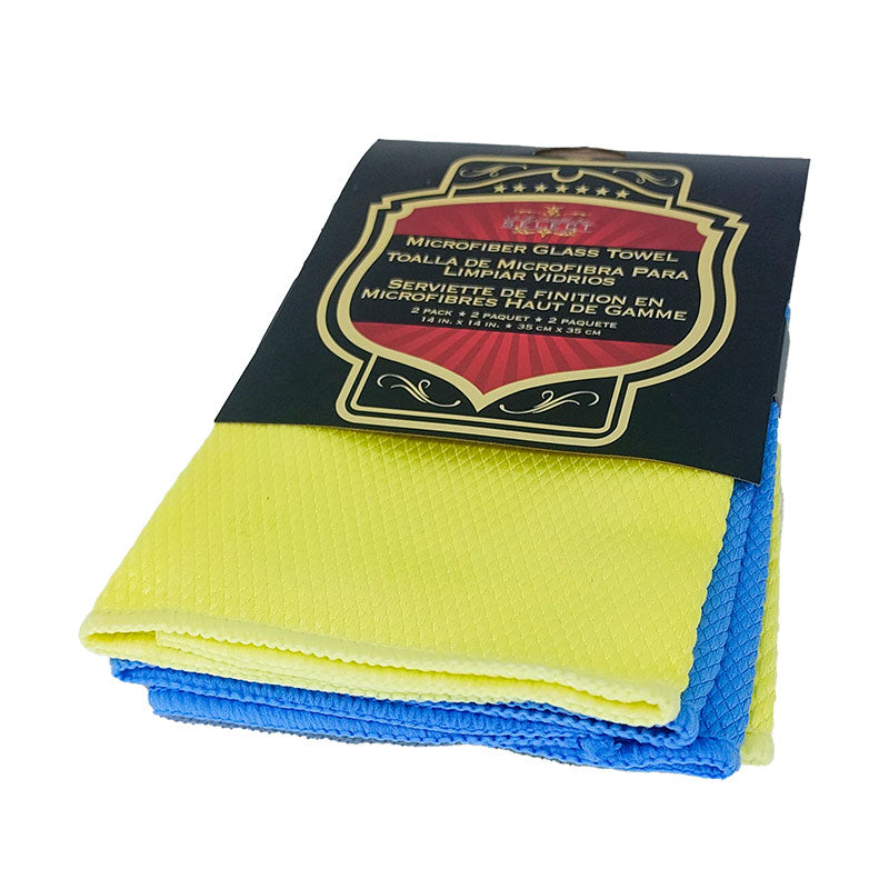 Pack de 2 Toallas de microfibras para vidrio 300gsm
