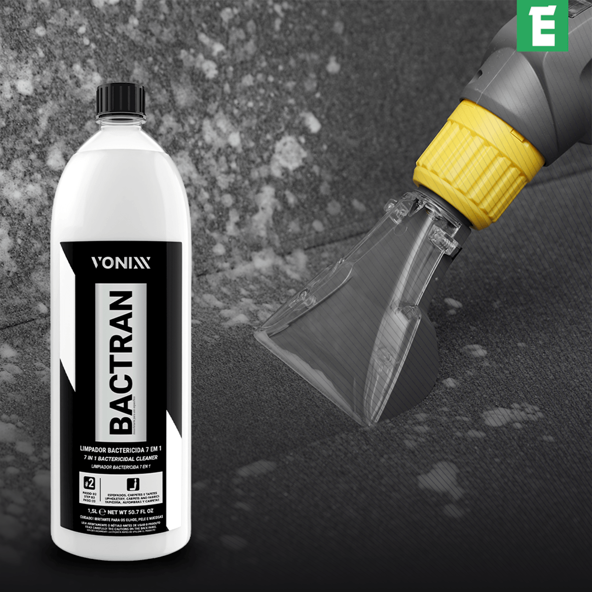Vonixx BACTRAN PASO #2 - Limpiador Bactericida Ultraconcentrado 7 en 1