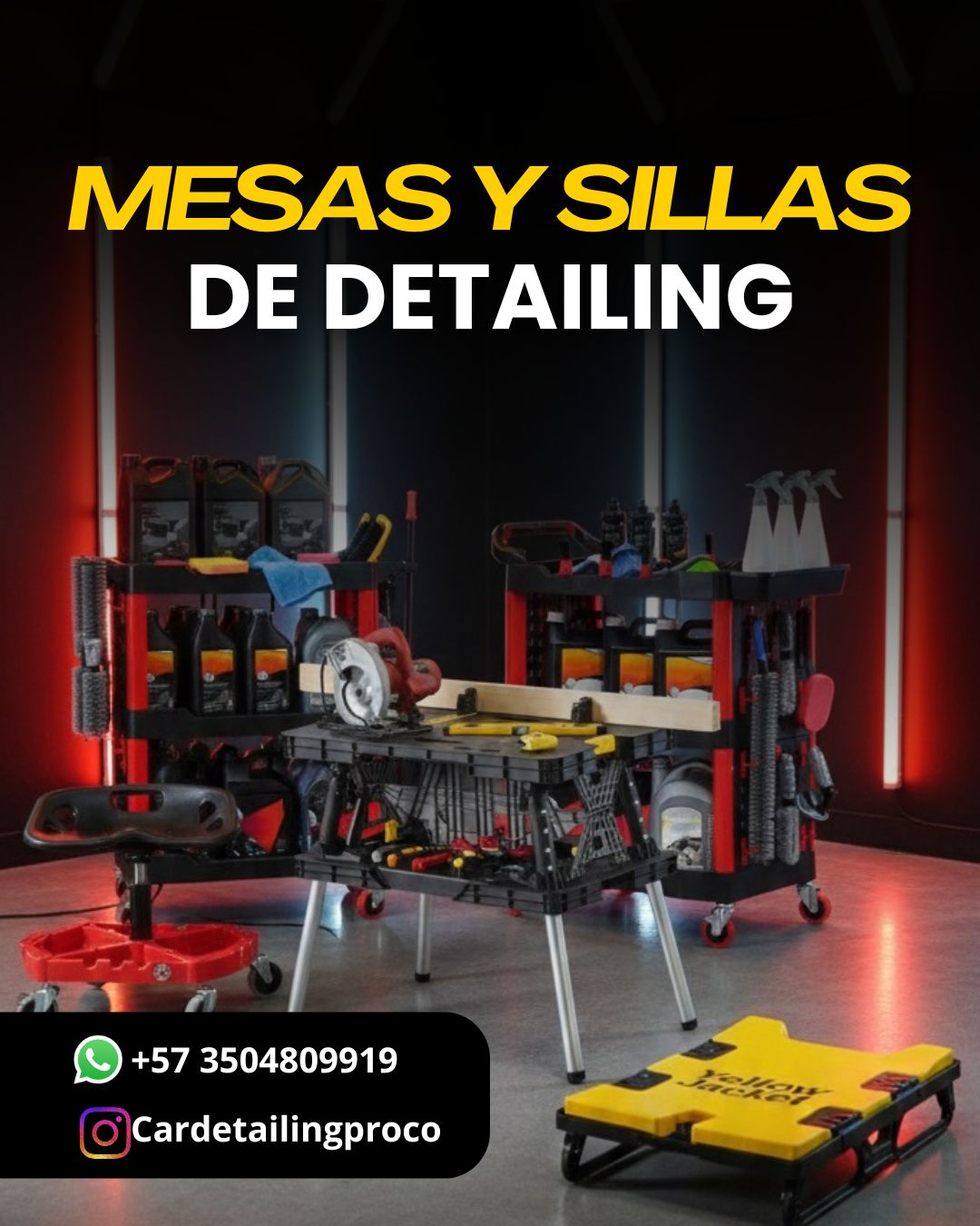 Mesas y Sillas de Detailing