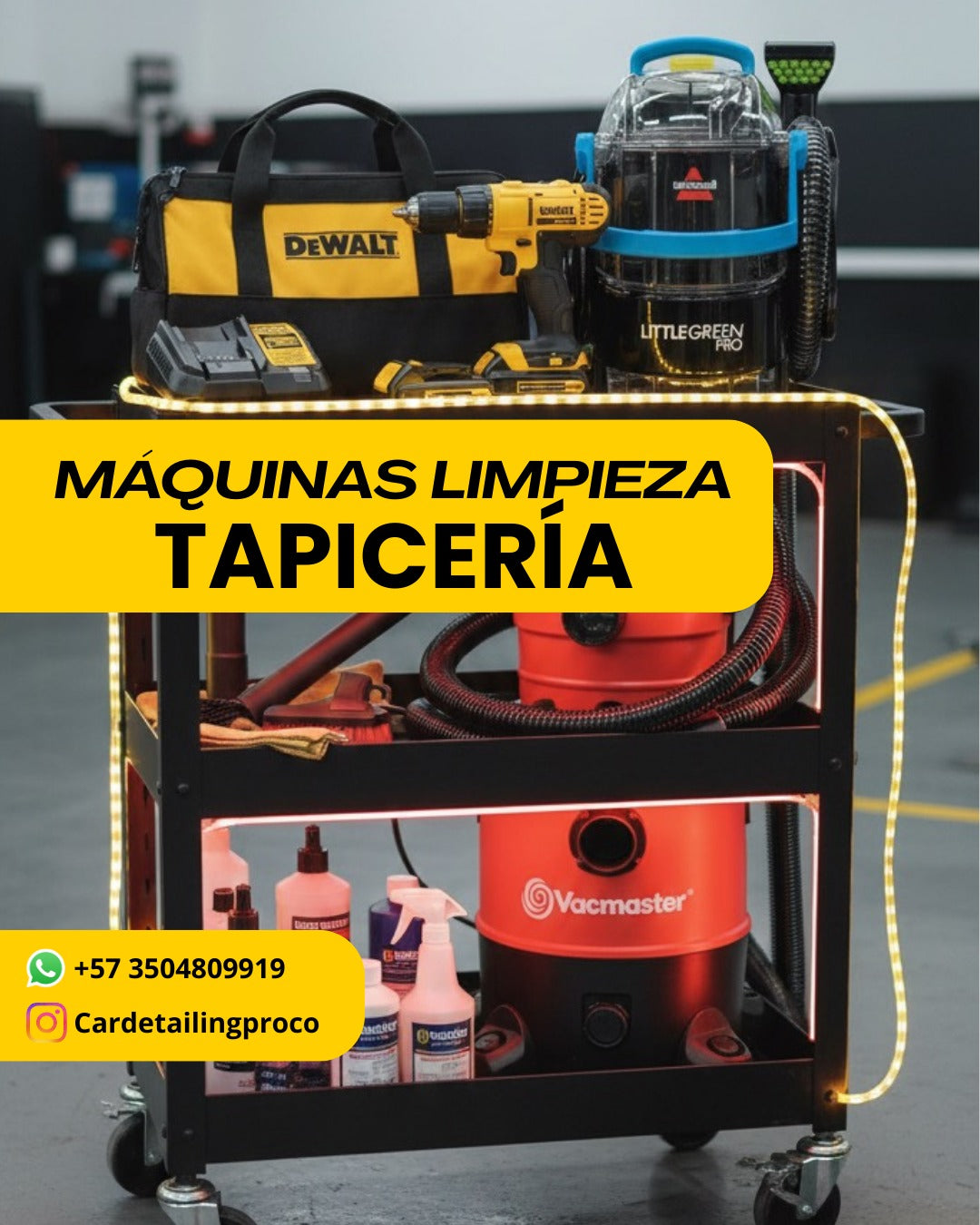 Máquinas de limpieza de Tapicería