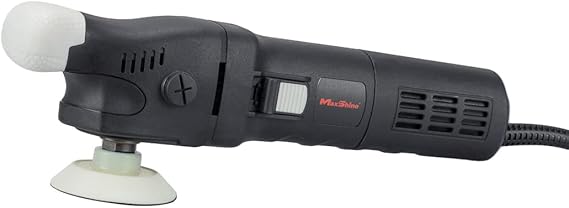 Maxshine Pulidora rotativa M550, potente 550 W, 6 velos, disco de 3 pulgadas, rosca 5/8 – Herramienta de detalles automáticos de primera calidad, protección y restauración de pintura, remolino