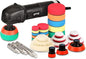 SPTA Mini pulidora rotativa 3 pulgadas Kit   con 27 piezas 6 Velocidades y 3 Extensores
