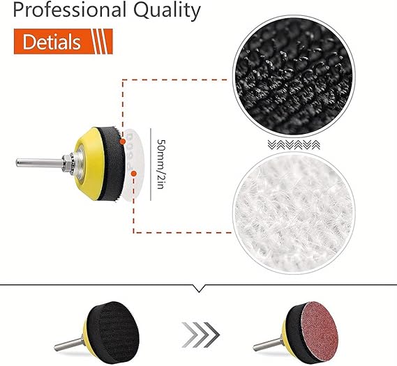 Kit de Mini- Lijas en 2 pulgadas para Guaya o Mini- Polisher