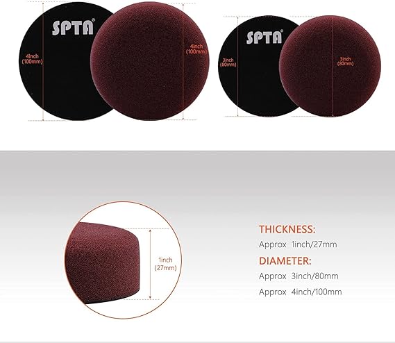DA Rotorbital en 3 pulgadas SPTA Pulidor orbital