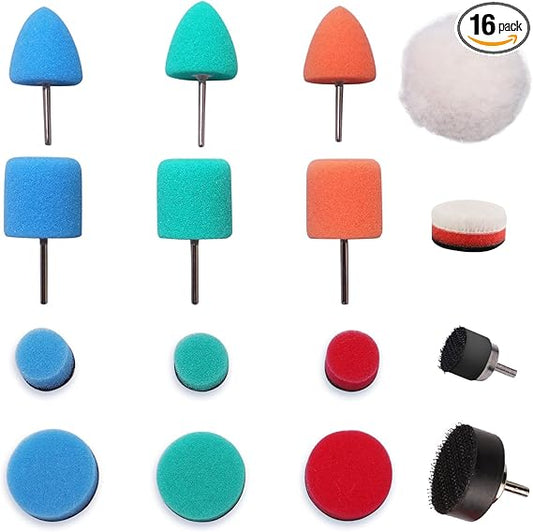 Mini Polish Pad para Guaya o Lapiz 16 piezas Mini almohadillas de pulido