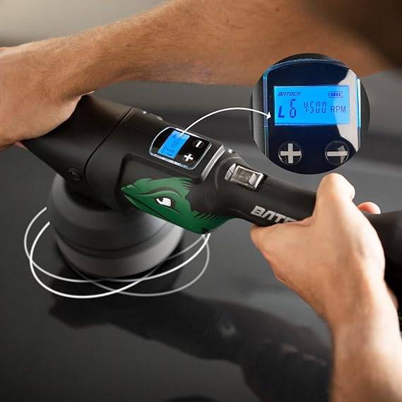 Polisher Pulidora Polichadora DA Rotorbital de 15mm y  6  pulgadas 2000 a 4500 RPM con 4 Velocidades