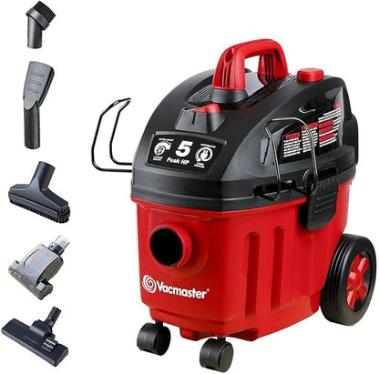 Aspiradora en seco y húmedo de 4 galones Vacmaster VF408