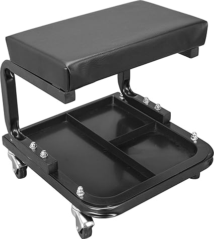 Silla  con almacenamiento de bandeja de herramientas