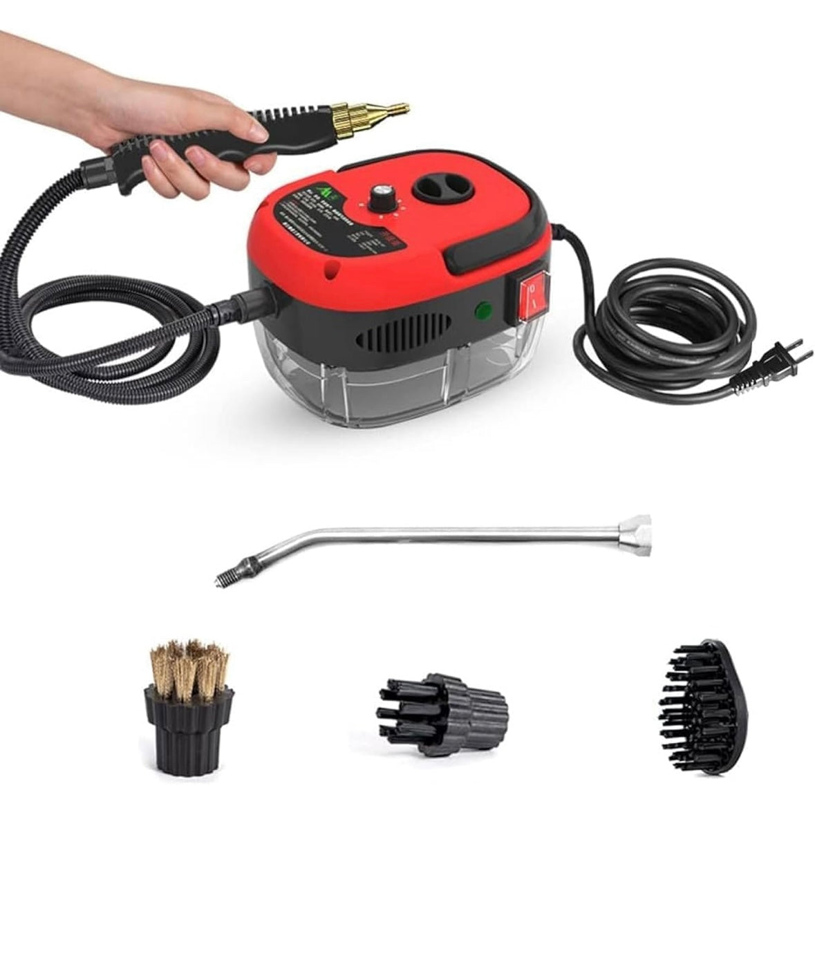 Maquina de Vapor Portátil Roja