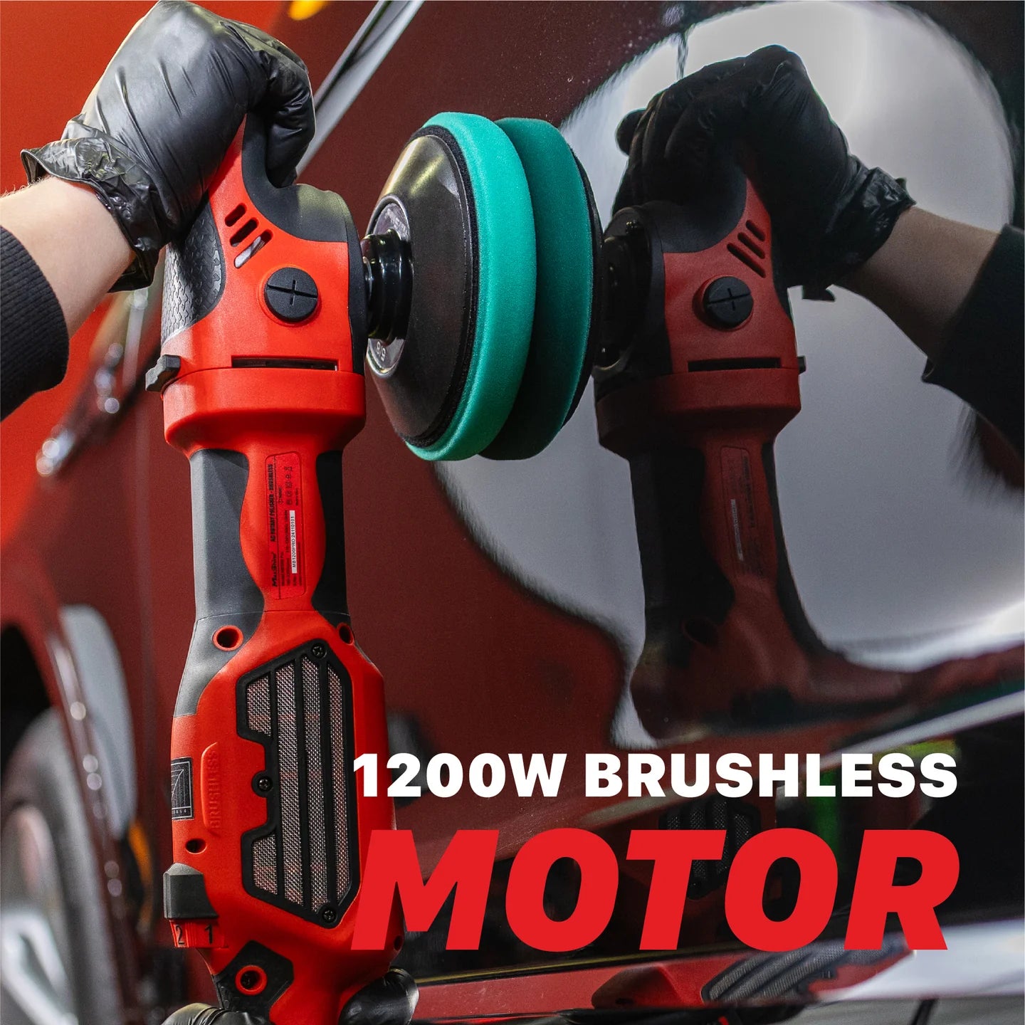 Pulidora Polichadora Rotativa Max Shine MB1200 Pro
