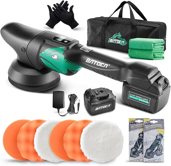 Polisher Pulidora Polichadora DA Rotorbital de 15mm y  6  pulgadas 2000 a 4500 RPM con 4 Velocidades