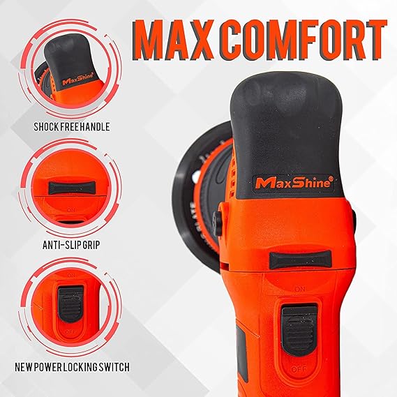 Pulidora de doble acción MaxShine M8S V2 5 pulgadas