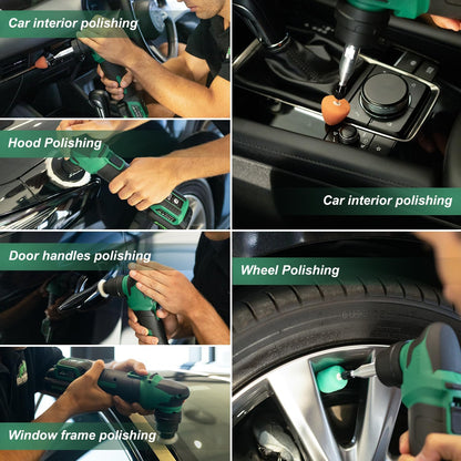 MINI Pulidora eléctrica Batoca, inalambrica de 240 V, 2 baterías Hibrida