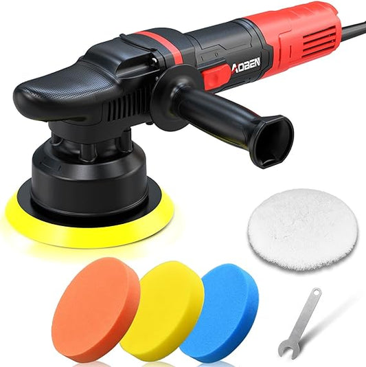 Polisher Pulidora Polichadora DA Dual Accion de Doble Accion en 6 pulgadas 6 Velocidades Marca AOBEN