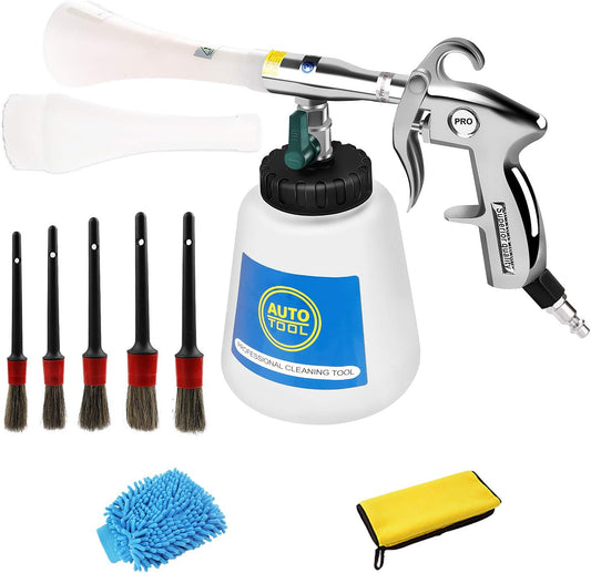 Tornador  limpiador o soplador de Aire Auto Tool con tanque para APC y kit de brochas