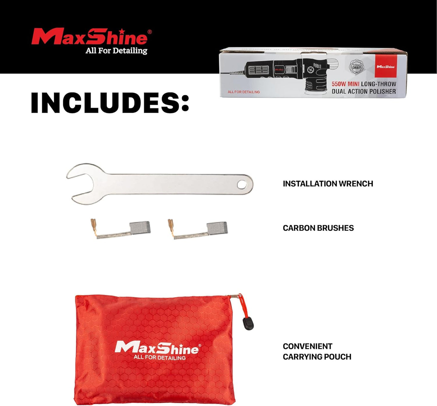 Pulidora Polichadora Max Shine Rotorbital M312 Pro