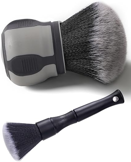 Brochas XL Detailing Tablero, Consola Cerdas Naturales Suaves