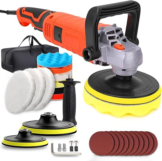 Pulidora Polichadora Rotativa  7 velocidades variables 500-3300 RPM