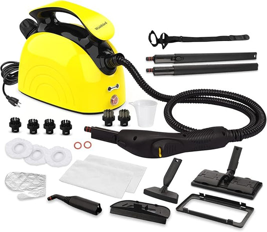 Limpiador de vapor multiusos potente con 21 accesorios