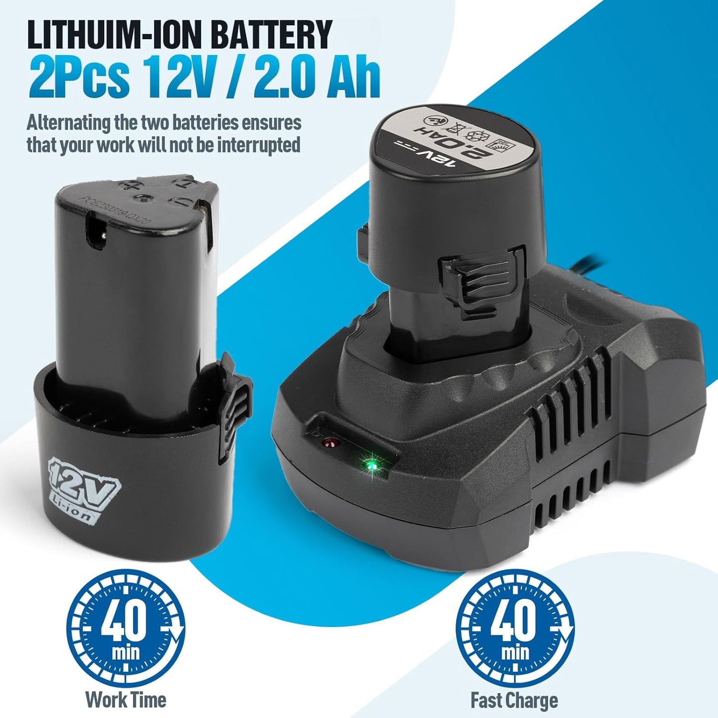Mini Polisher Dual Inalambrica pulidor de automóvil RO/DA Marca Kumit