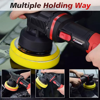 Polisher Pulidora Polichadora DA Dual Accion de Doble Accion en 6 pulgadas 6 Velocidades Marca AOBEN