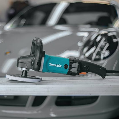 Pulidora Rotativa 7 pulgadas Makita 9237CX3, de velocidad variable