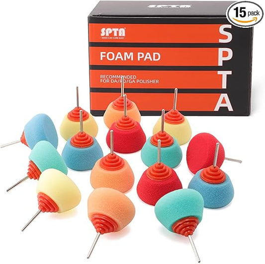 Mini almohadillas de pulido, 15 piezas SPTA