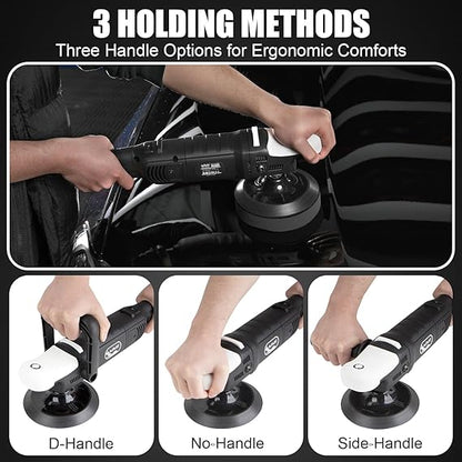 Polisher  pulidora rotativa de 6 pulgadas, Marca Autiwoz 6 velocidades  de 1000 a 3800 RPM