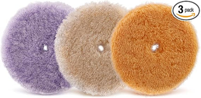 Pads Maquinas Rotativas  5 pulgadas 100% Lana