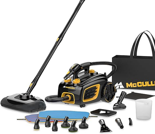 McCulloch MC1375 - Limpiador de vapor con 20 accesorios