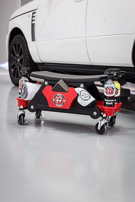 Silla para Detailing o Detallado con Ruedas y Campos Organizador de Herramientas y Compuestos