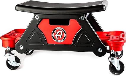 Silla para Detailing o Detallado con Ruedas y Campos Organizador de Herramientas y Compuestos