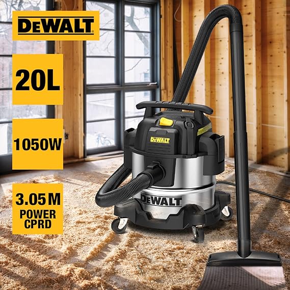Aspiradora Dewalt 2 en 1 1050W, 20L, DXV20S