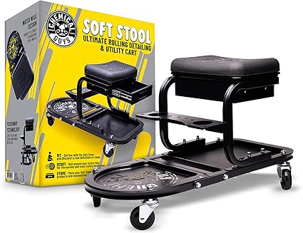 Chemical Guys ACC618 Taburete suave Ultimate Rolling Detailing & Utility Cart,