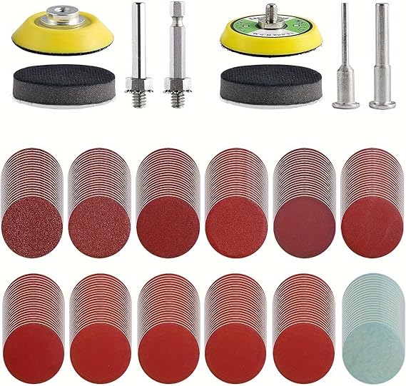 Kit de Mini- Lijas en 2 pulgadas para Guaya o Mini- Polisher
