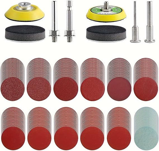 Kit de Mini- Lijas en 2 pulgadas para Guaya o Mini- Polisher