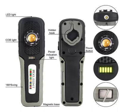 Luz Detailing manual con Iman 3 colores 500 lumen