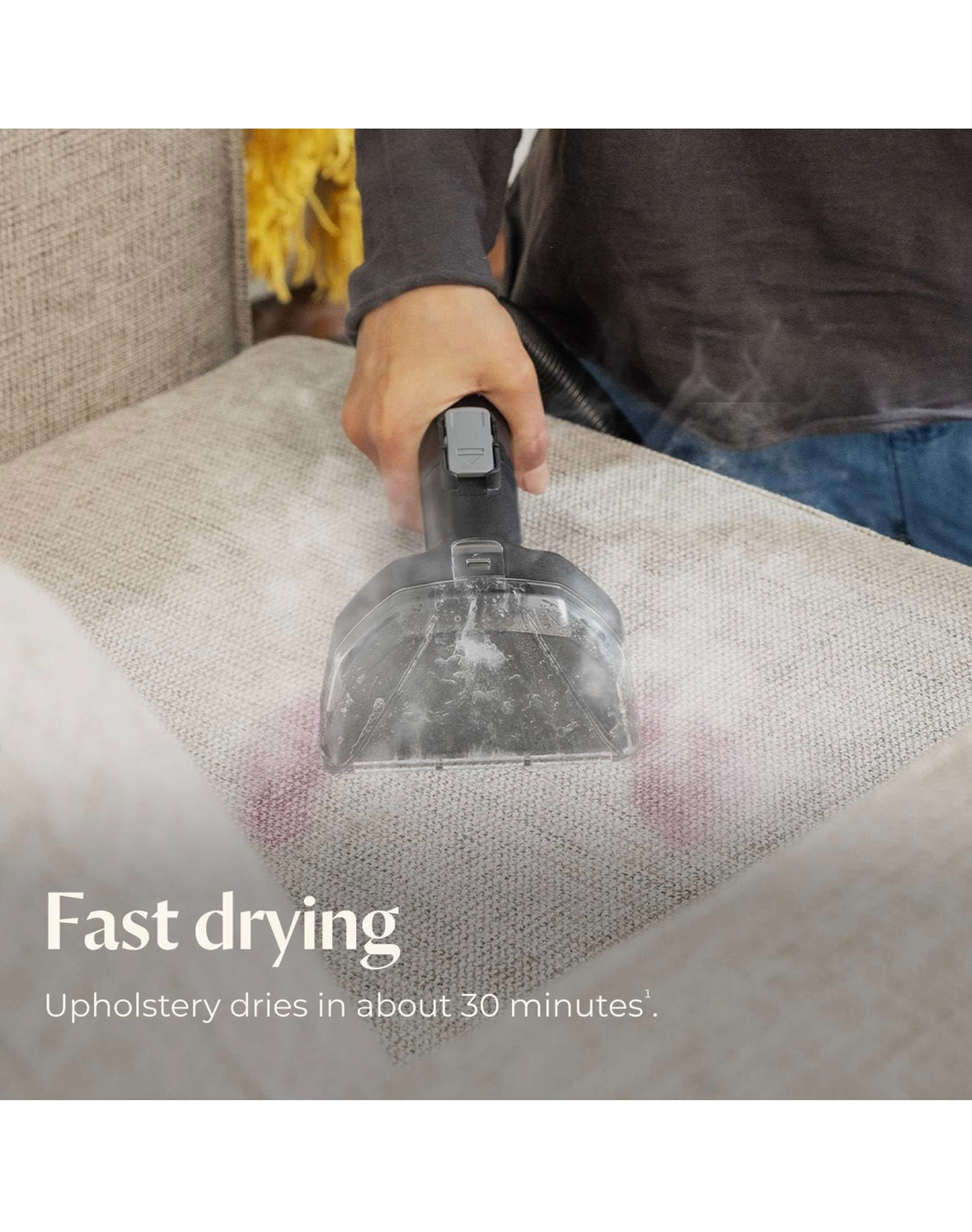Limpieza Inyección y Succión BISSELL Little Green HydroSteam 3618 Limpiador portátil multiusos de alfombras y tapicería, para automóviles y autos. Función con vapor incluida
