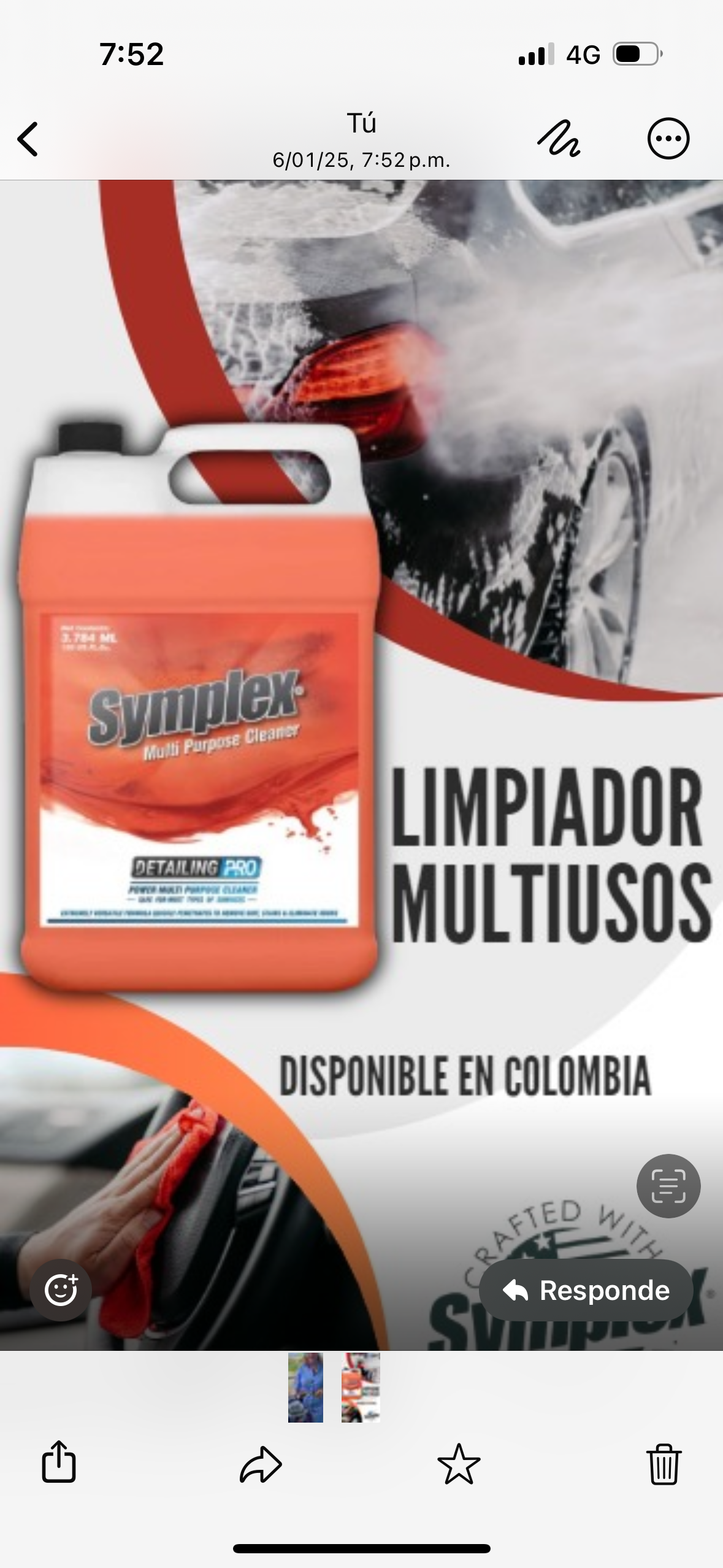 APC Symplex Limpiador de Tapicería Cuero, tela, Plásticos MULTI- Propósito