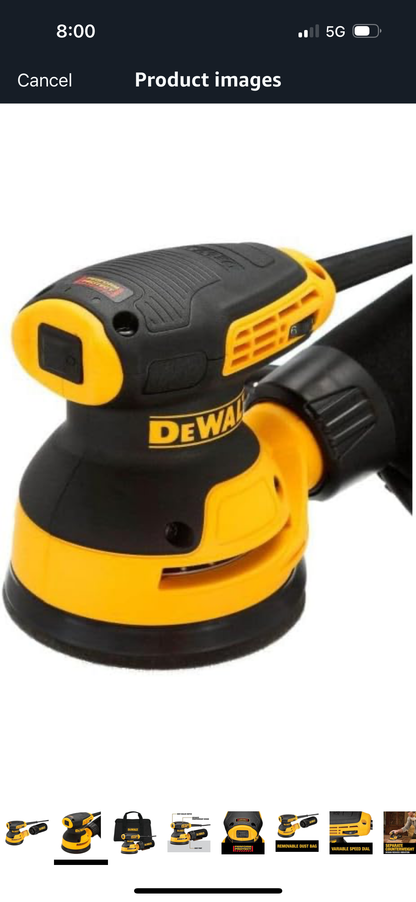 Lijadora Dewalt Eléctrica Plásticos Termo Inyectados