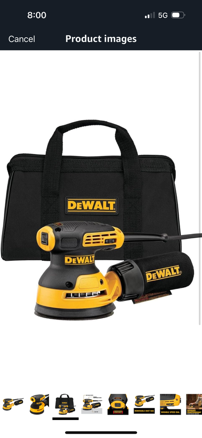 Lijadora Dewalt Eléctrica Plásticos Termo Inyectados