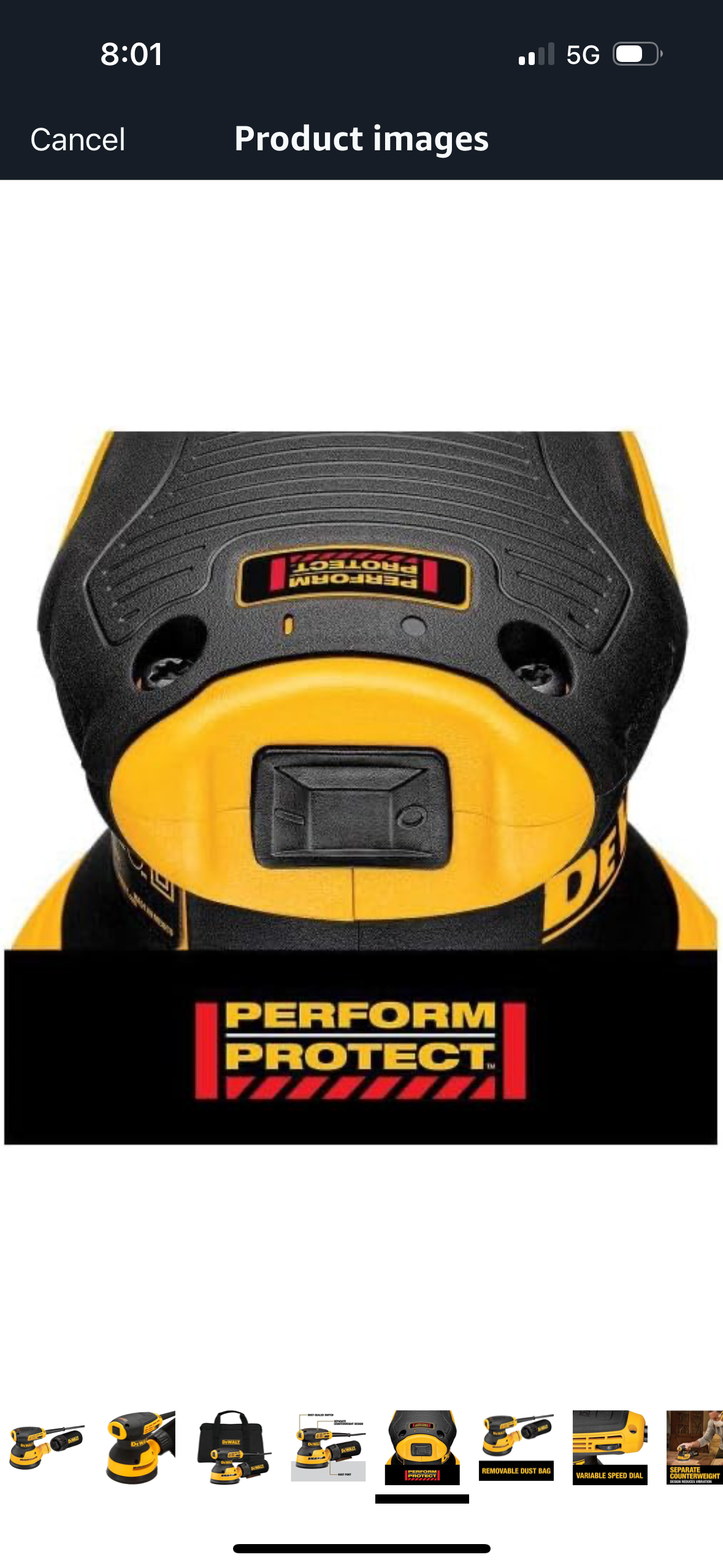 Lijadora Dewalt Eléctrica Plásticos Termo Inyectados