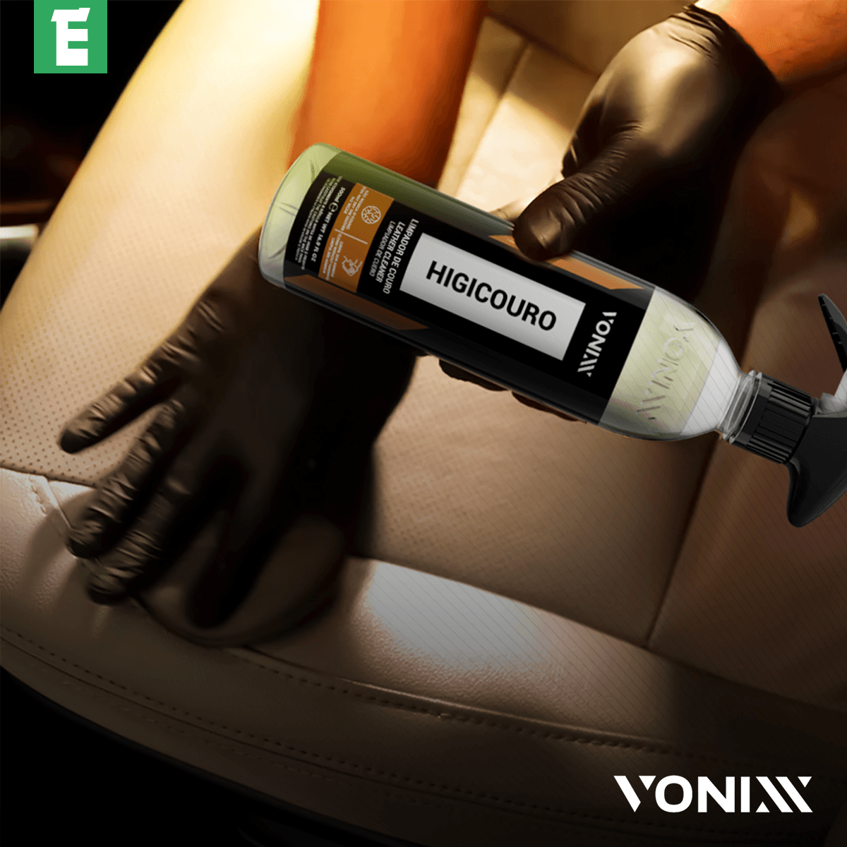 Vonixx Higicouro - Limpiador de tapiceria cuero 500mL